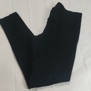 Zara‎ Black Leggings Stretchy Form-Fitting Design